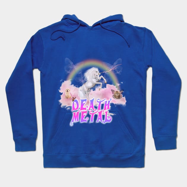 Death Metal: Cute Hoodie by Hiraeth Tees